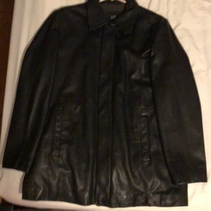 Ladies large leather jacket